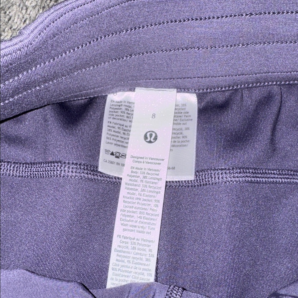 lululemon athletica Women's Athletic Shorts in Purple - Picture 3 of 4